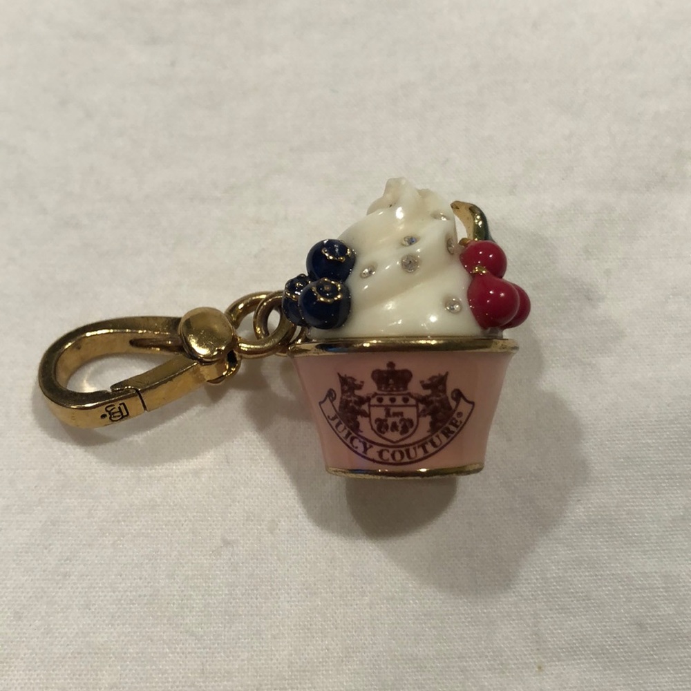 Juicy Couture ice cream cup charm